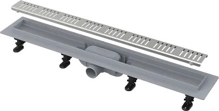 Душевой лоток Alcadrain Simple с решеткой, хром (APZ10-550M) Душевой лоток Alcadrain Simple с решеткой, хром (APZ10-550M)