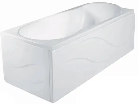 Ванна акриловая Santek Каледония прямоугольная 170х75, белая