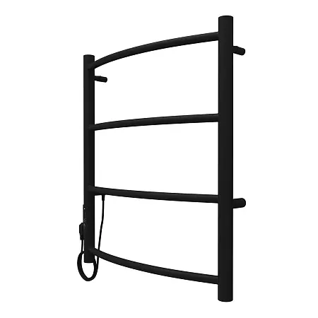 Полотенцесушитель электрический AZARIO VERONA 500/600 4 секции, диммер слева, черный (AZ04756B)