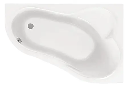 Ванна акриловая Santek Ибица асимметричная 160х100 правосторонняя белая