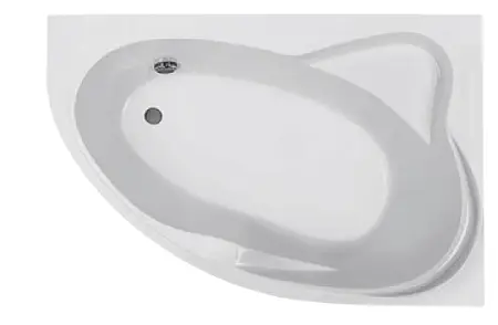 Ванна акриловая Roca LUNA 170х115 асимметричная, правосторонняя